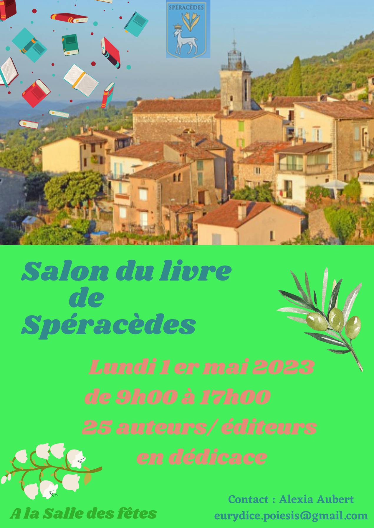 Salon du livre ; Spéracèdes ; Alexia Aubert ; Auteurs ; Poésie