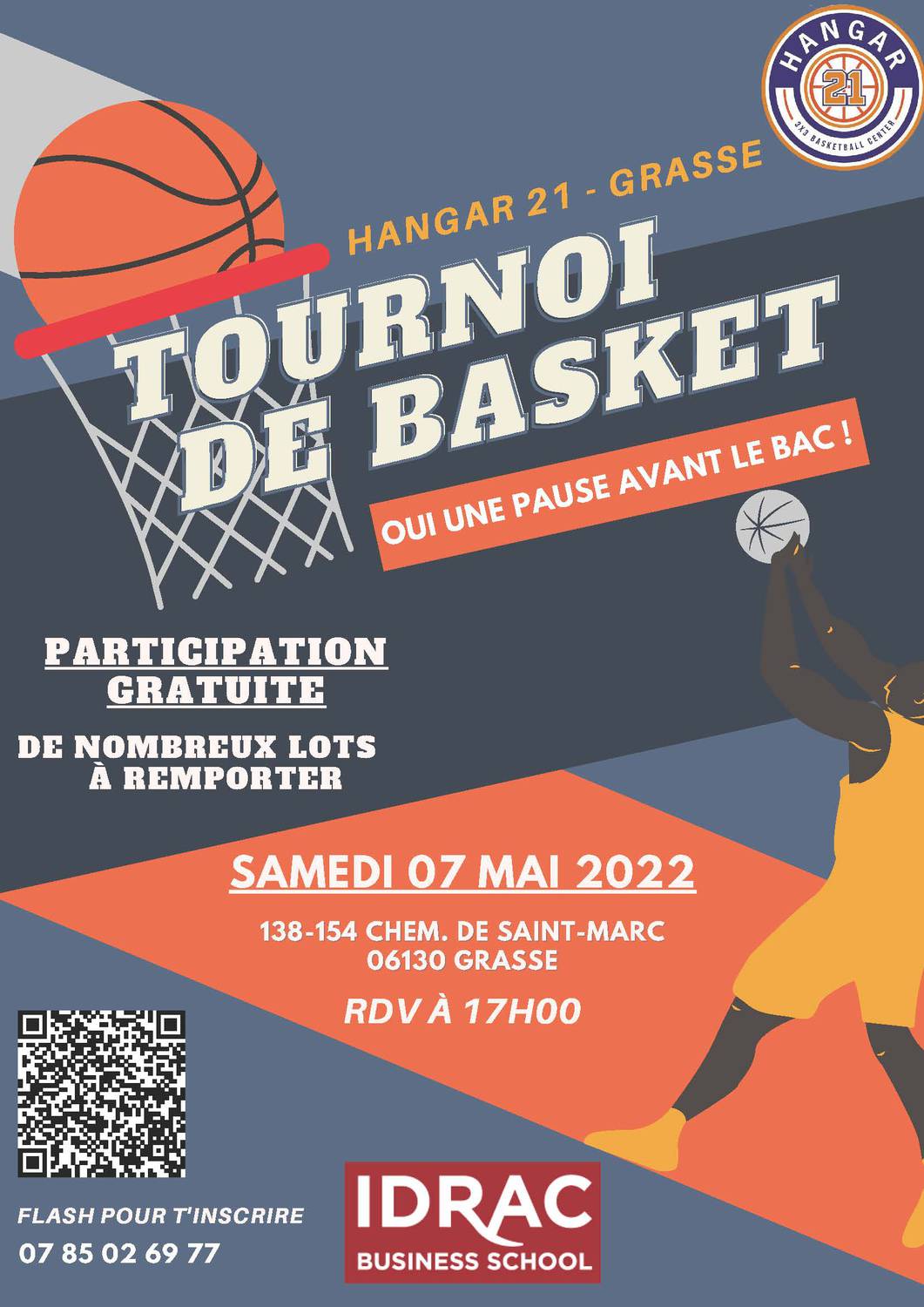 Tournoi ; paniers; Basketball ; Idrac ; Grasse ; étudiants