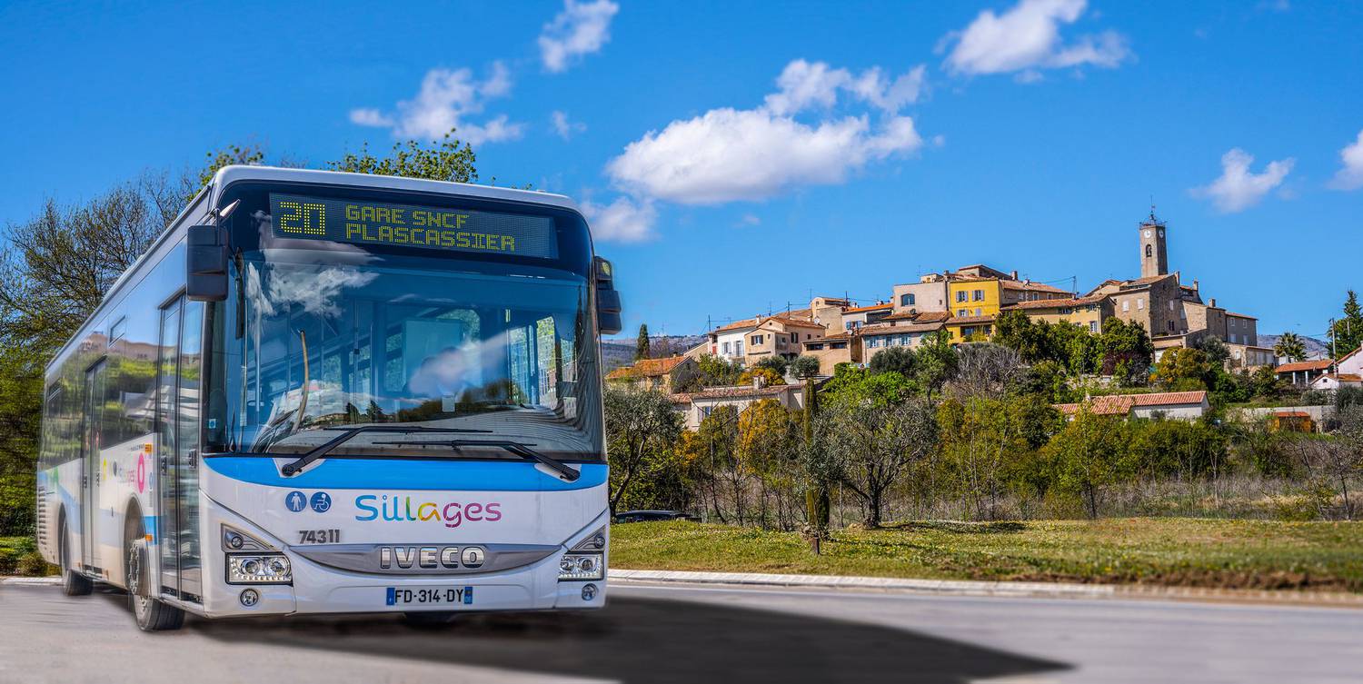 Transports en commun pour les jeunes, Réseau Sillages. Pays de Grasse