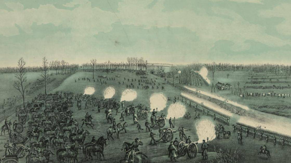 02 janvier 1863, fin de la bataille de la Stones River