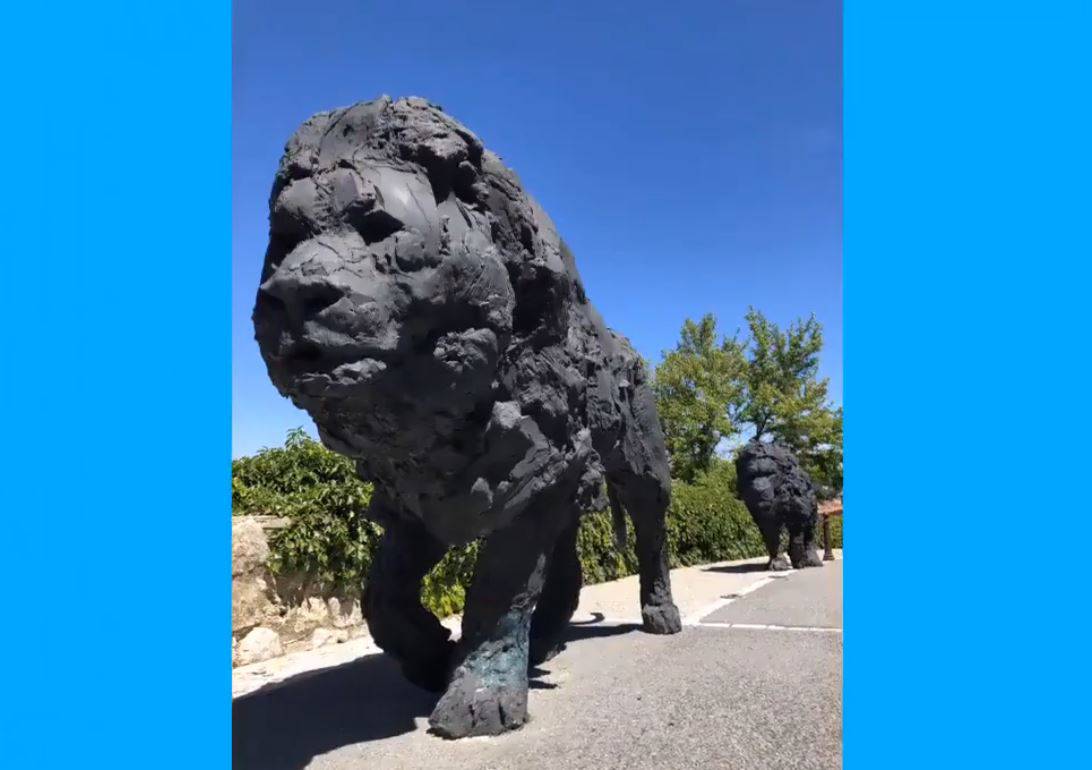 lions, sculpture