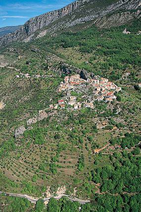 Circuit de la Cacia;   Randonnée pédestre; Sigale; Alpes-Maritimes; Esteron; Amirat; Ascros; La Penne;