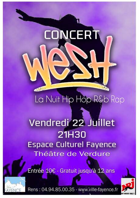 Wesh ; Hip-Hop ; Danse ; Pop ; Fayence