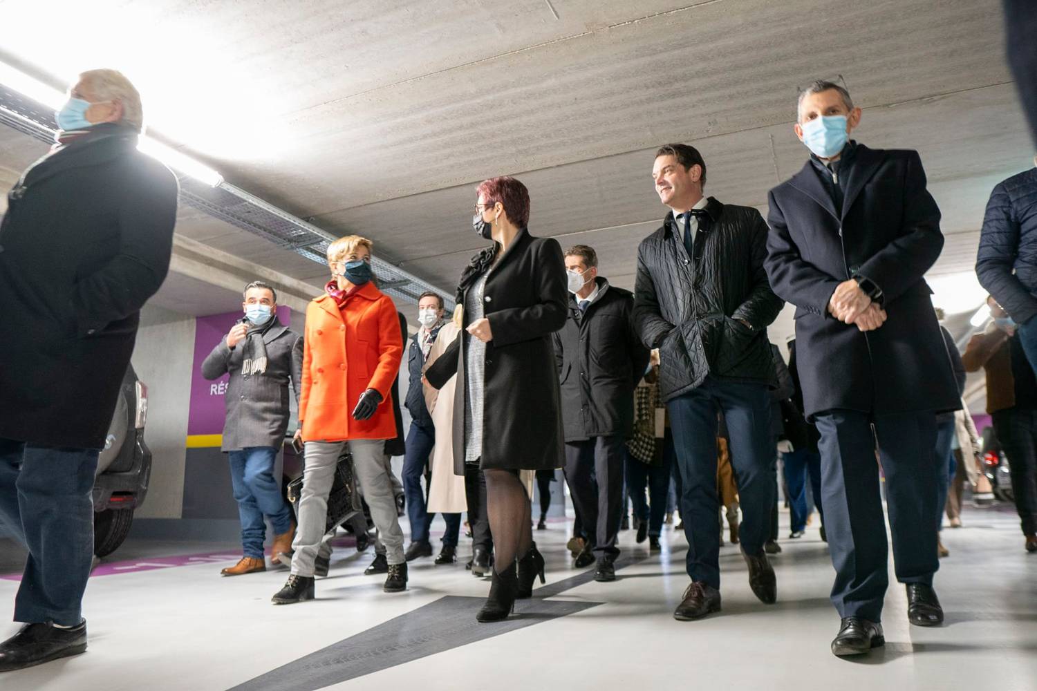 Inauguration du parking multimodal du château Mouans-Sartoux