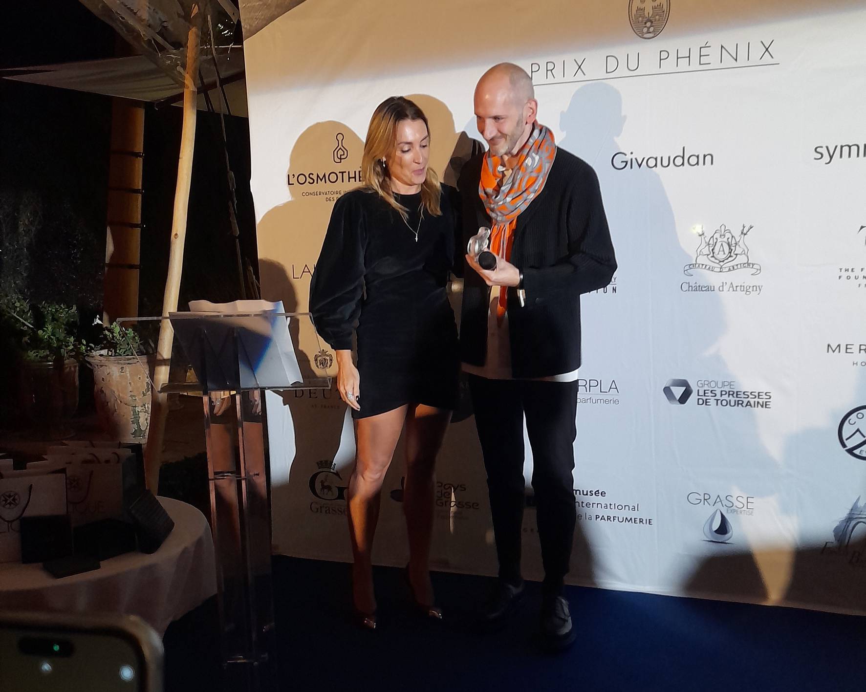 Grasse Mat' - Quentin Bisch reçoit le prix du Phénix 2023