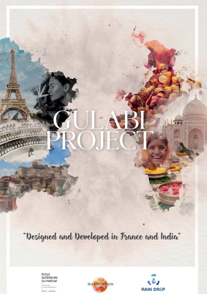 Projet Gulabi ; Grasse ; action humanitaire ; Association Rain Drops ; Ecole Supérieure du Parfum.