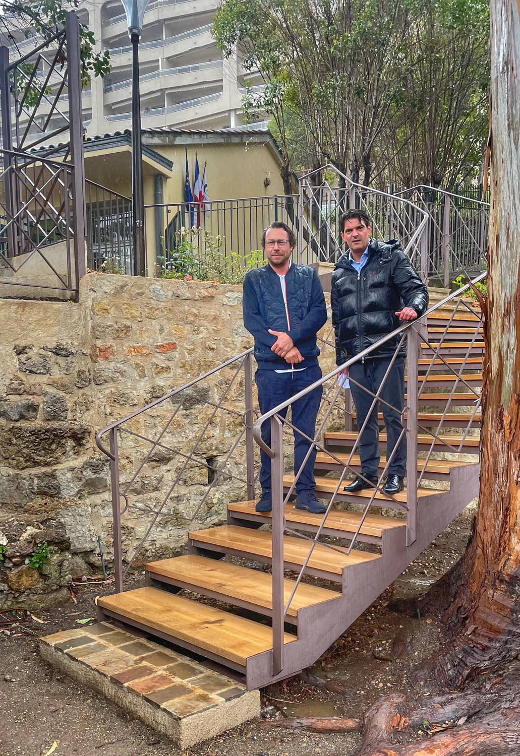 Un nouvel escalier pour sublimer la Villa Fragonard Par Steve Chaudanson