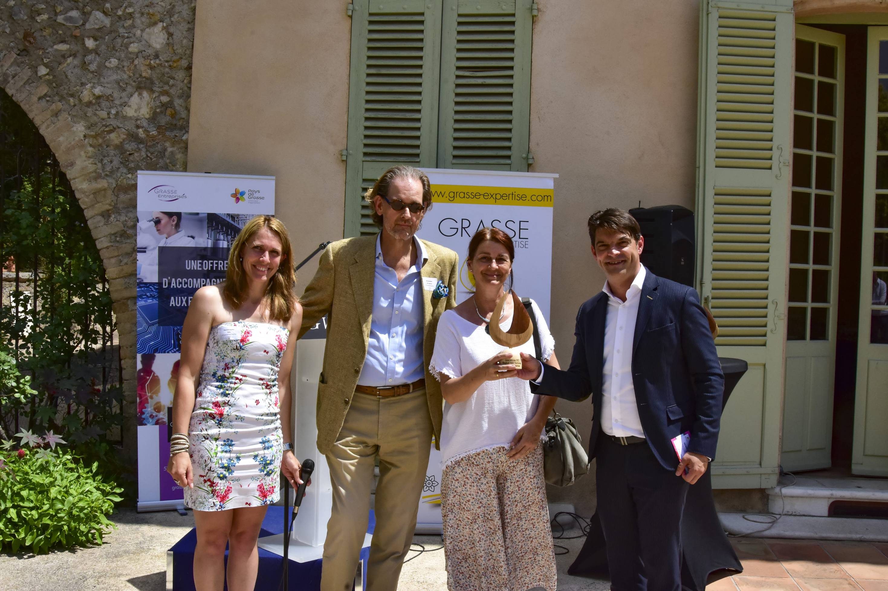 Palmarès des 1ers trophées Grasse Expertise ; Grassemat'Info ; Jérôme Viaud; Fragonard ; Charlotte Daeffler ; Grasse Expertise ;