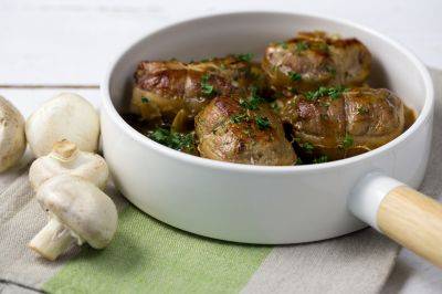 Paupiettes de veau aux champignons