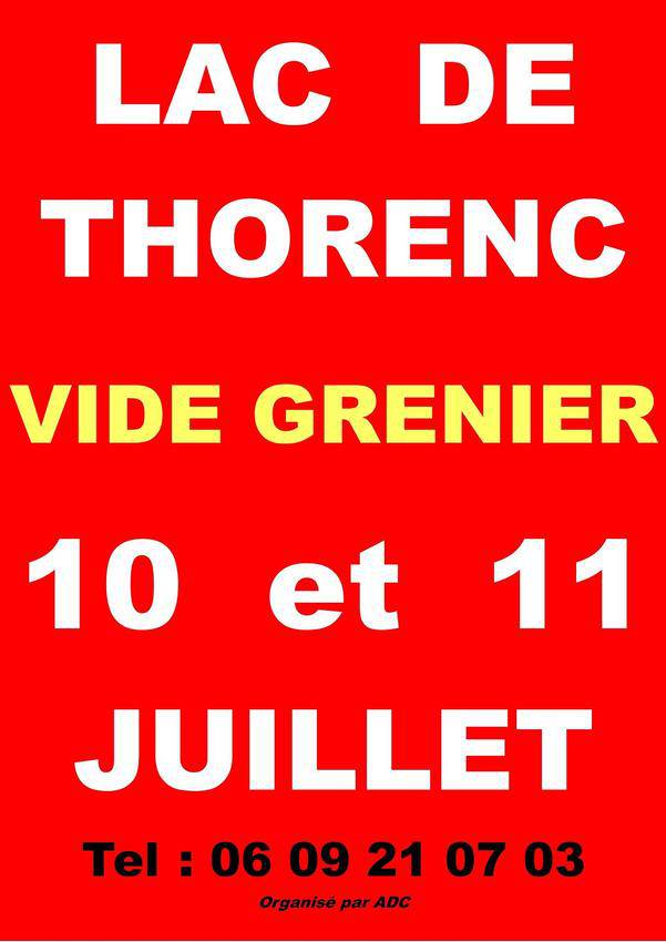 Brocante; vide-greniers; Thorenc