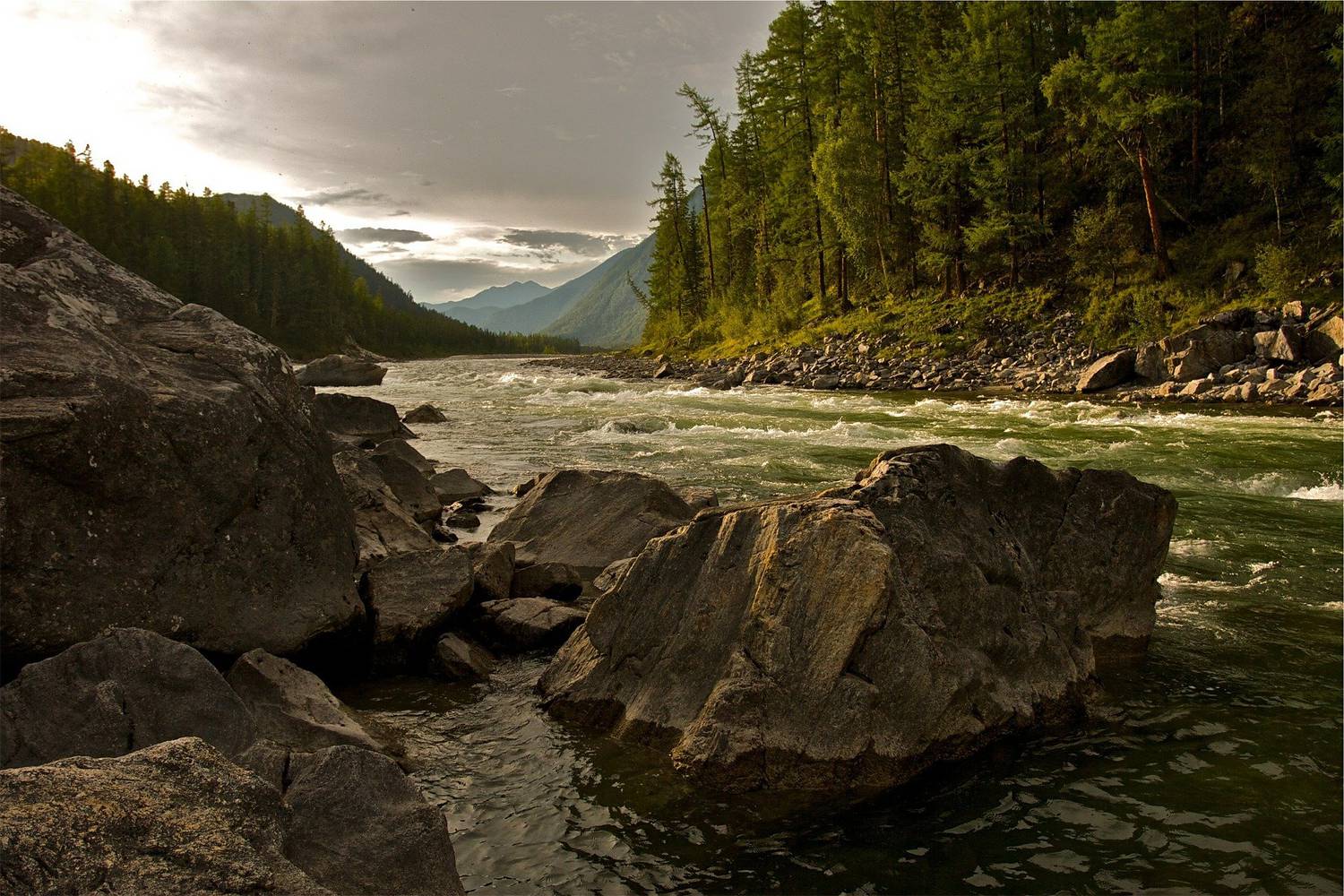 rivière, eau