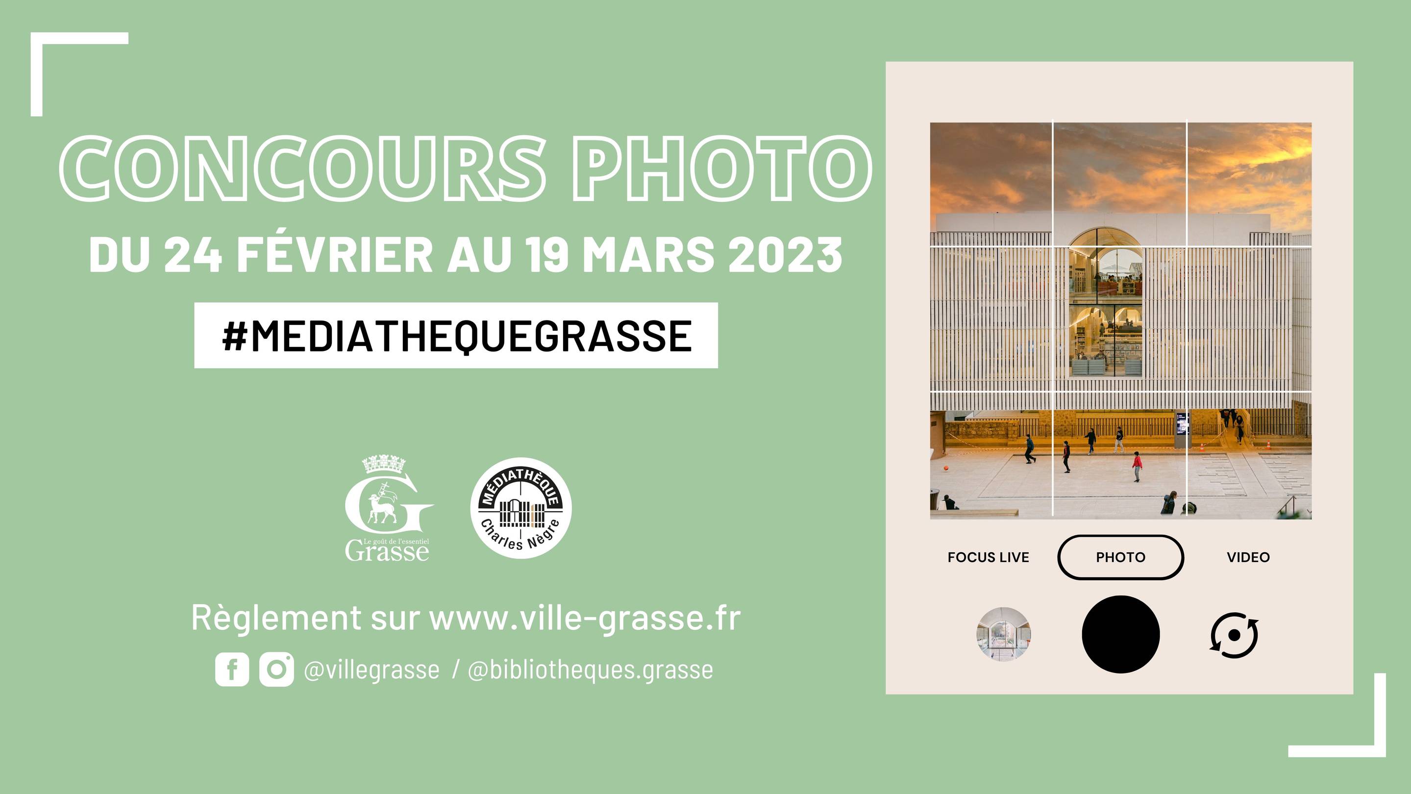 Concours photo ; Médiathèque de Grasse ; Ville de Grasse ; Magazine Kiosque.