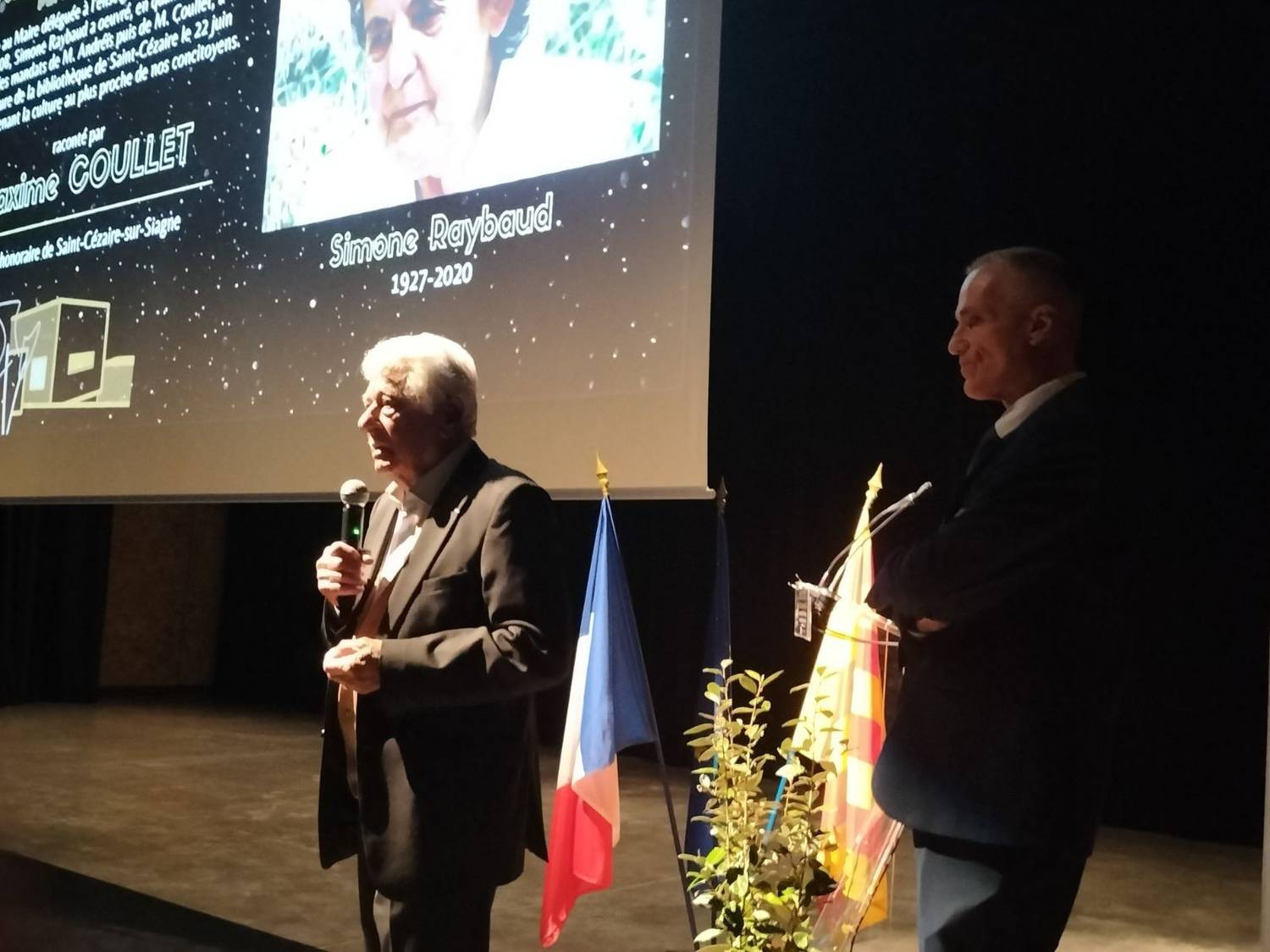 Inauguration de l’espace terre de Siagne Et de la médiathèque Simone Raybaud ; Jérôme Viaud ; Charles-Ange Ginesy ; Christian Zedet ; Bénédicte Lefeuvre ; Alexandra Borchio Fontimp ; Philippe Tabarot ; Jean-Marc Délia ; Renaud Muselier ; Michele Olivier ; Nicolas Grignon ;  Hervé Borel ; Jean-Christophe Demarte