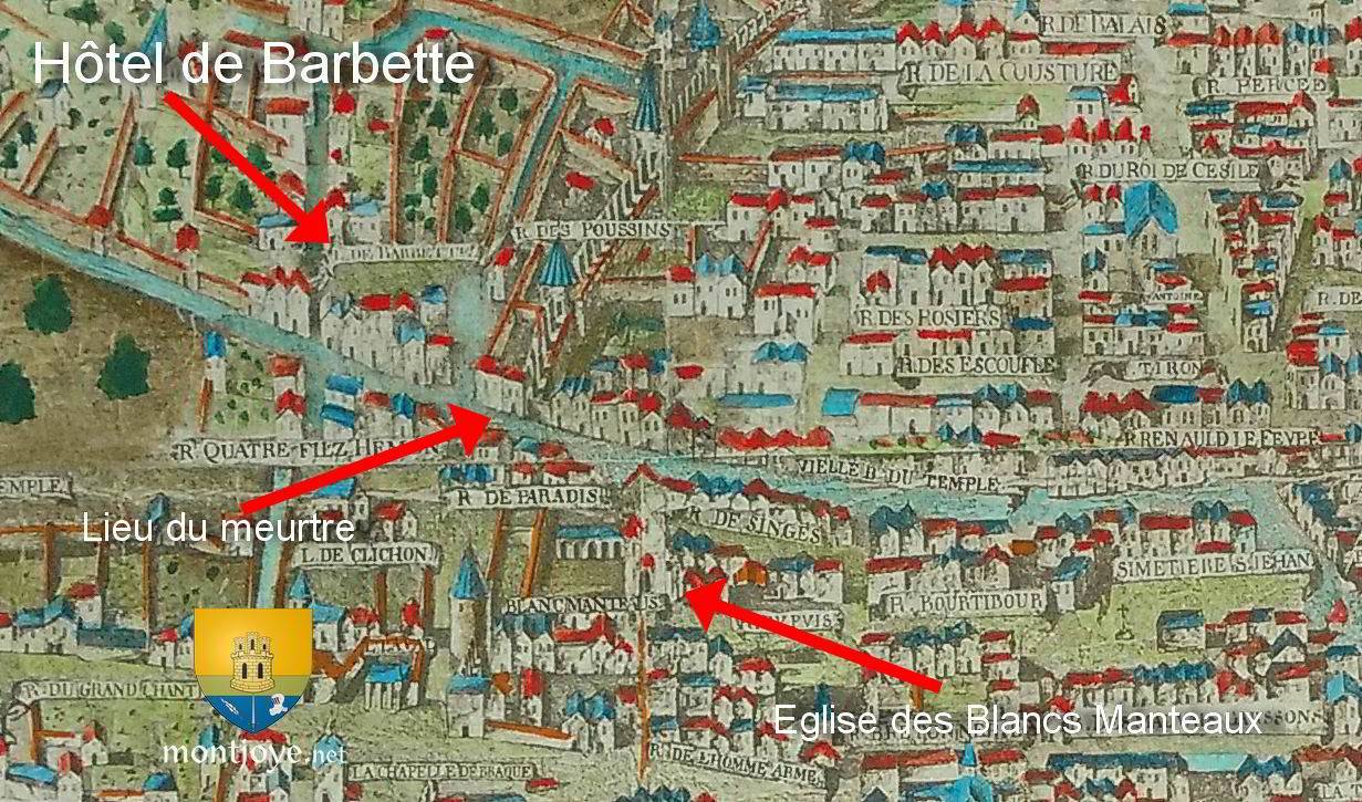 23 novembre 1407 : Assassinat dans la rue Vieille du Temple