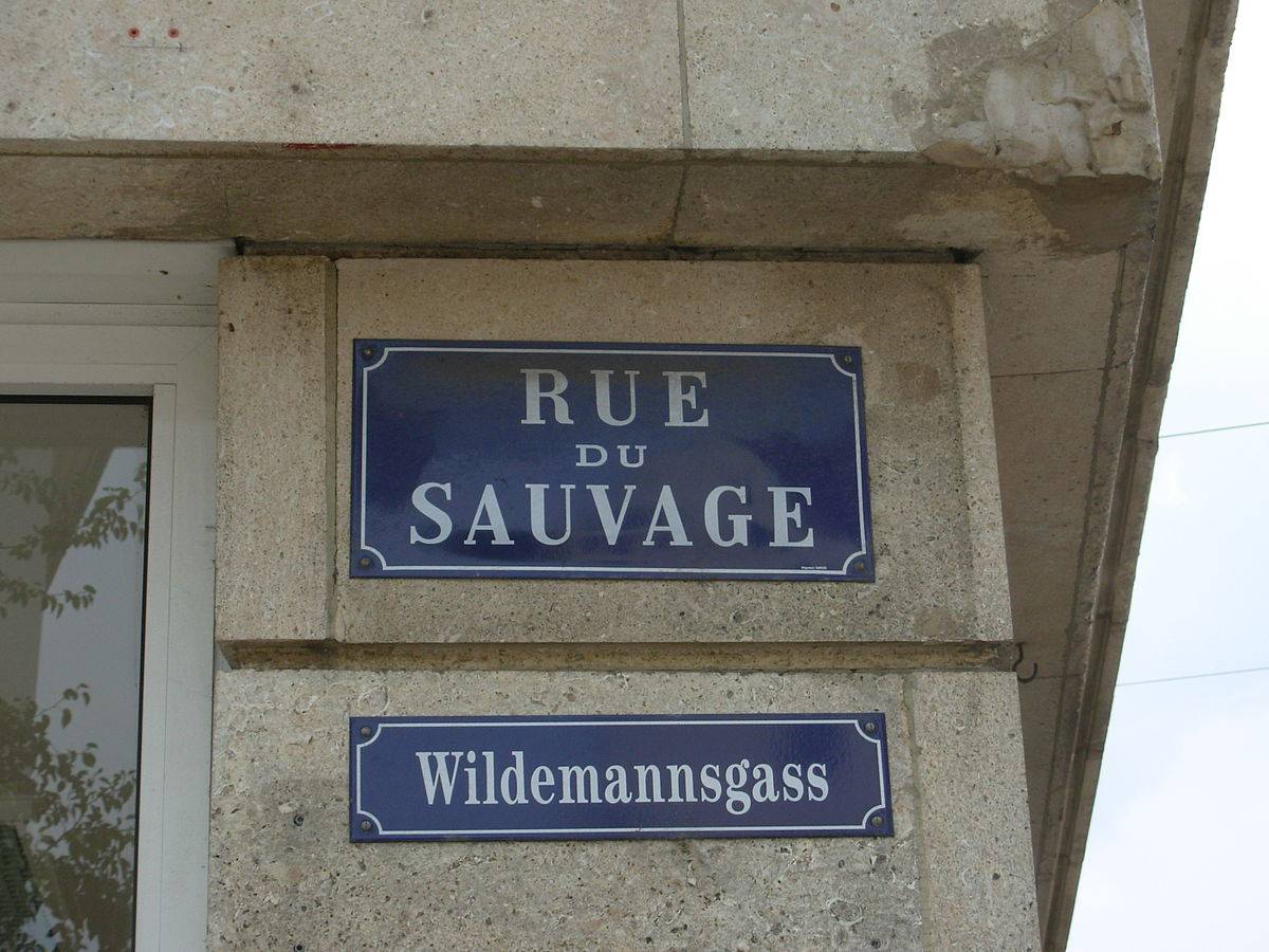 En 1940, une rue de Mulhouse fut renommée rue Adolf Hitler