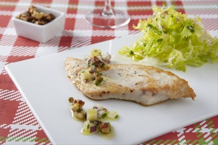 Escalopes de dinde au Saint Agur,