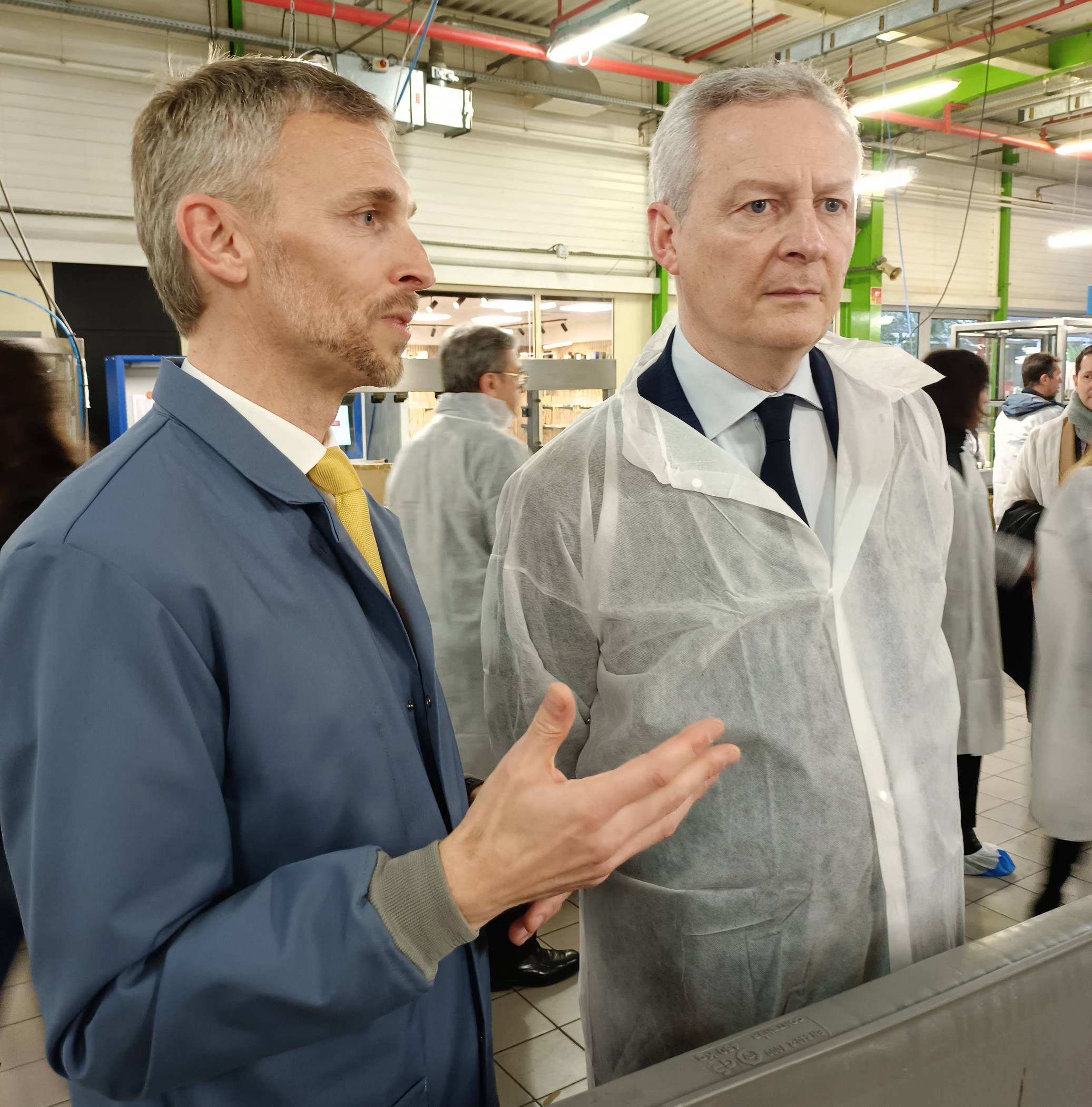 De l’intelligence Artificielle à l’Intelligence Olfactive ; Bruno Le Maire en face à face avec les acteurs de la filière ; Jérôme Viaud ; Alexis Giry ; Philippe Massé ; Stéphanie Pasquin-Jaloux ; Cécile Mul ; Jérôme Bruhat ; Jean Mane