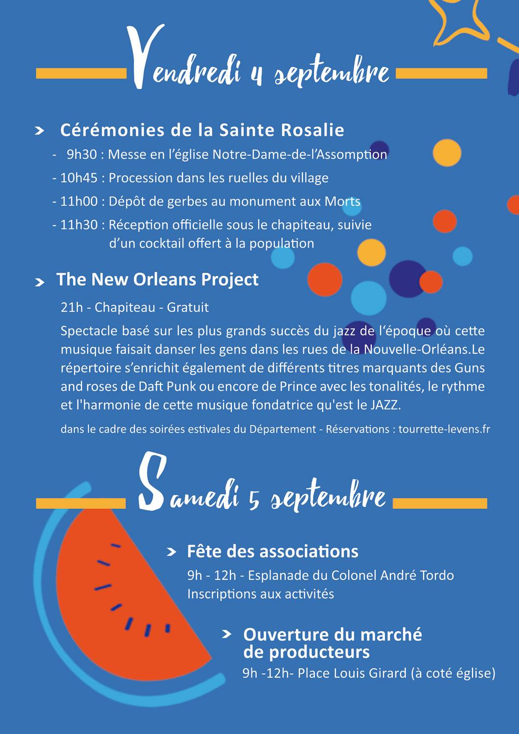 Fête Patronale de Sainte Rosalie