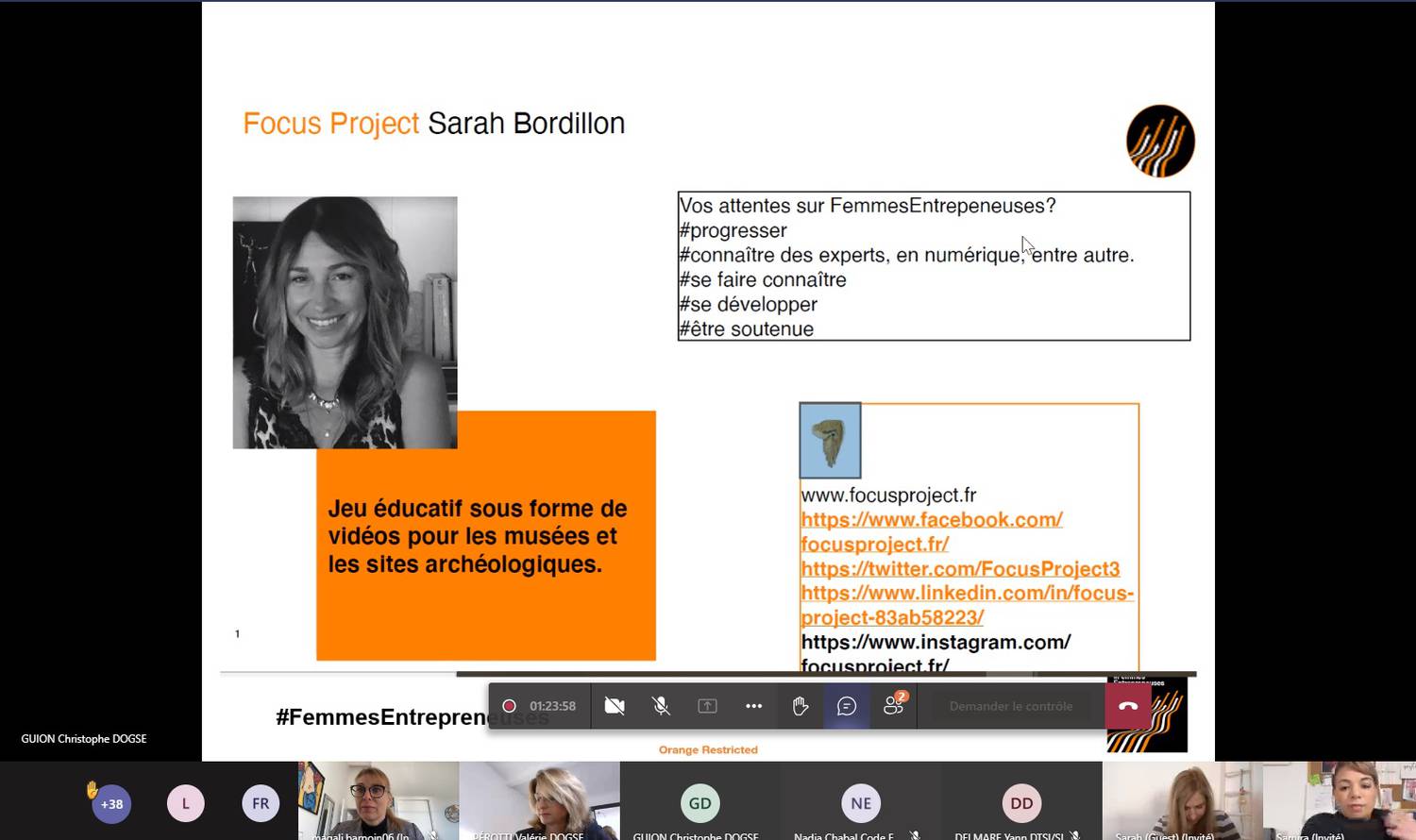 Orange soutient l’entreprenariat au Féminin.