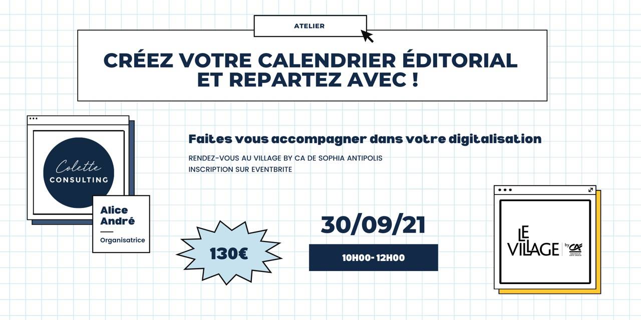 Créez votre calendrier éditorial et repartez avec !