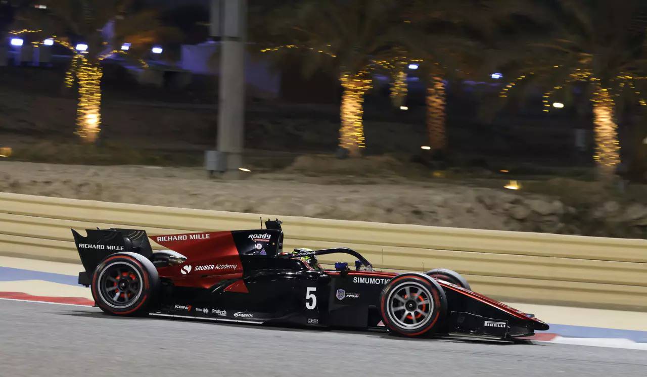 Théo Pourchaire ; Grand Prix de Bahreïn F2 ; Grasse