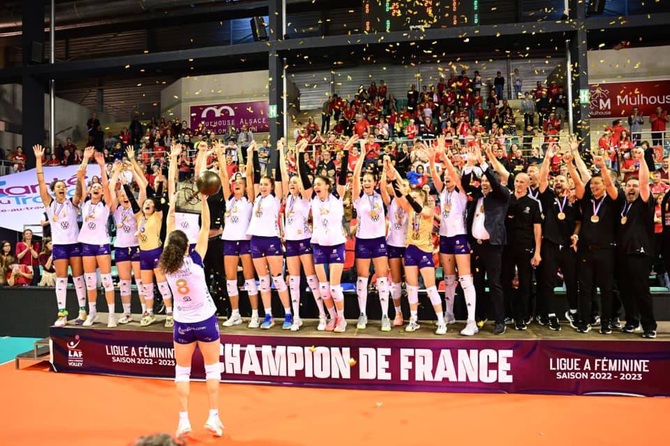 Volero Le Cannet ; championnes de France