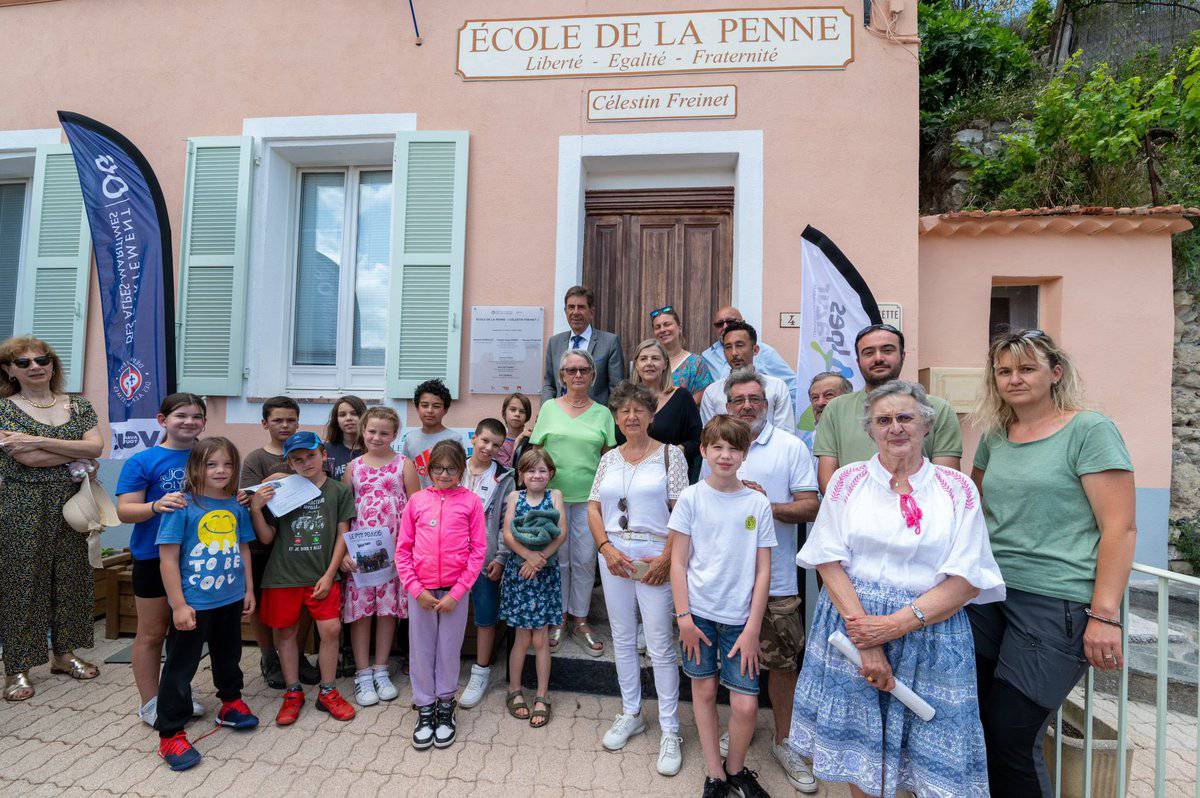 L’école Célestin Freinet ; La Penne ; Ascros ; Saint-Antonin ; Charles-Ange Ginésy ; Rénovation ;