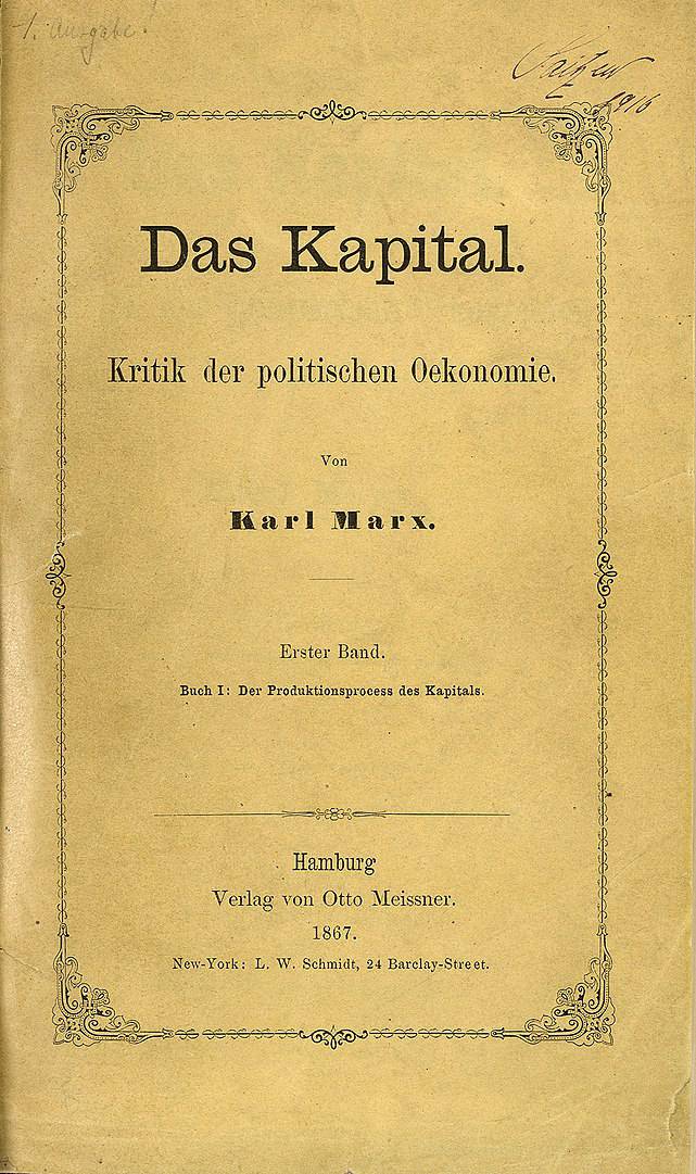 14 septembre 1867, première publication de « Das Kapital » de Karl Marx.