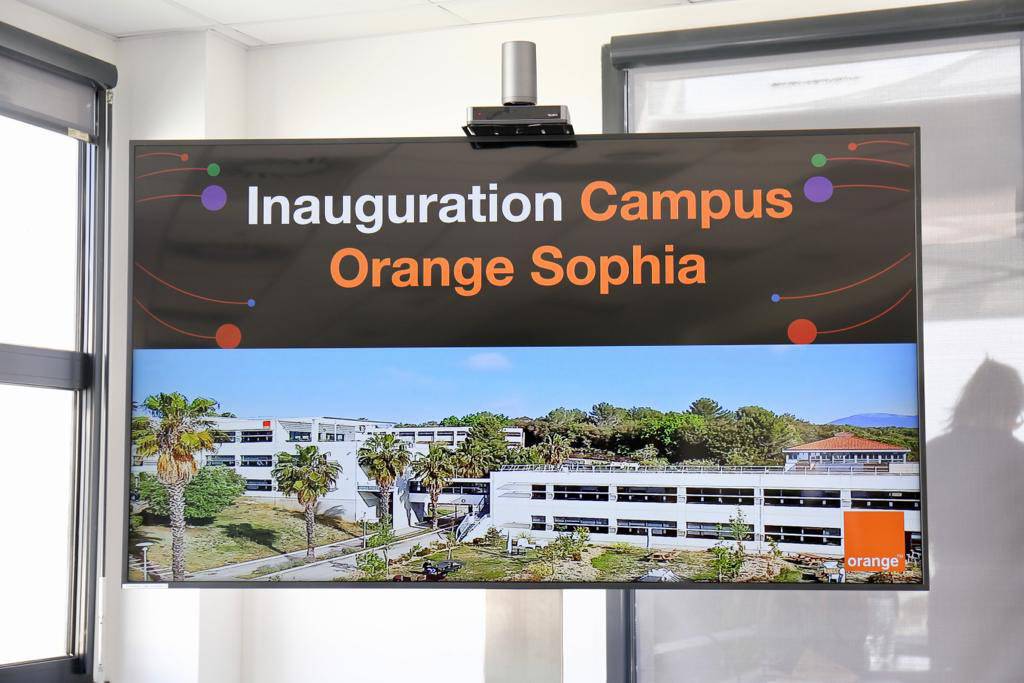 Orange ; Campus Sophia ; Inauguration ; RSE ; data ; IA ; Jean Léonetti ; Eric Pauget ;