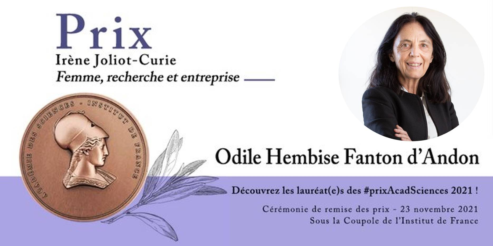 Odile Hembise Fanton d’andon; Prix Irène Joliot-Curie; ACRI-ST; CERGA; télédétection spatiale; programme Copernicus