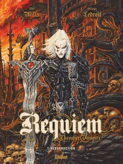 Requiem Chevalier Vampire; bande dessinées; Pat Mills; Olivier Ledroit; Glenat