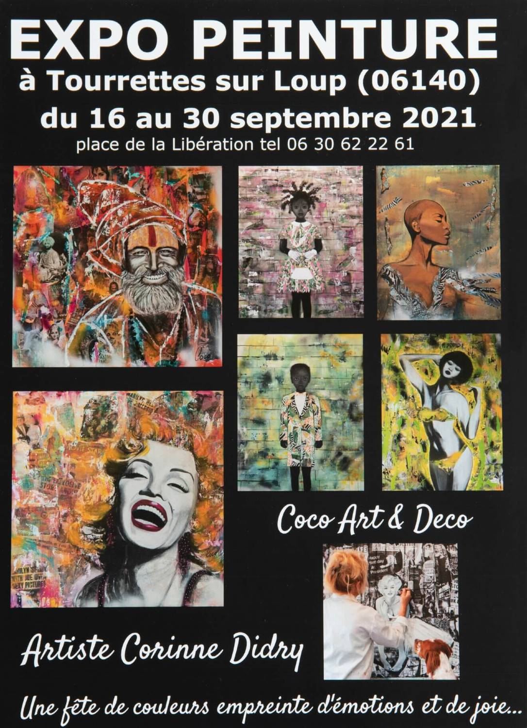 Corinne Didry; exposition; Tourrettes sur Loup