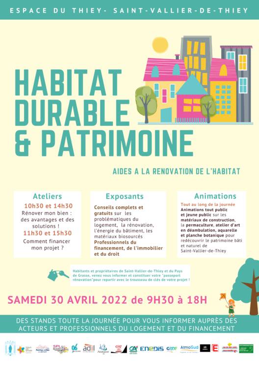 Habitat durable et patrimoine ; Saint-Vallier de Thiey