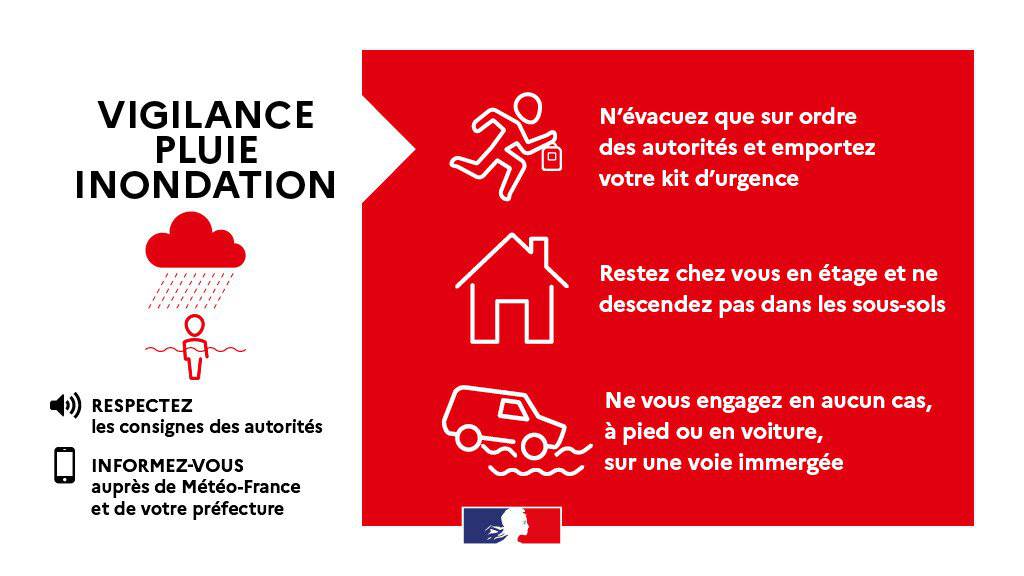 Fermeture anticipée des établissements scolaires et départ anticipé du lieu de travail.