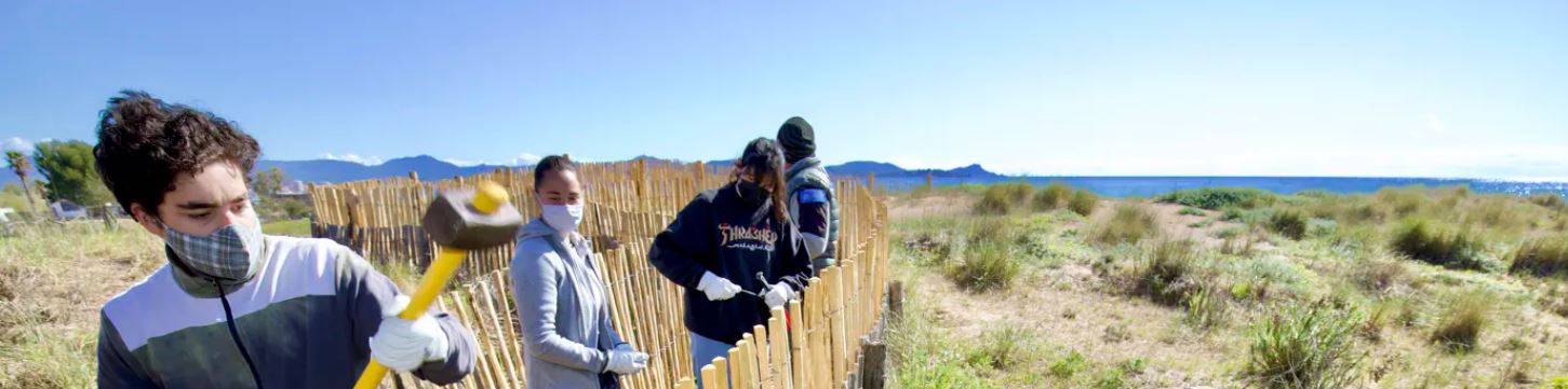 travaux, plage