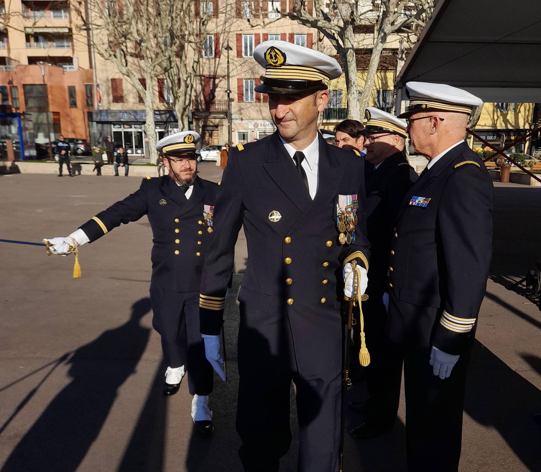 Remise du fanion Promotion 2023 – 2024 ; Grasse : Jérôme Viaud