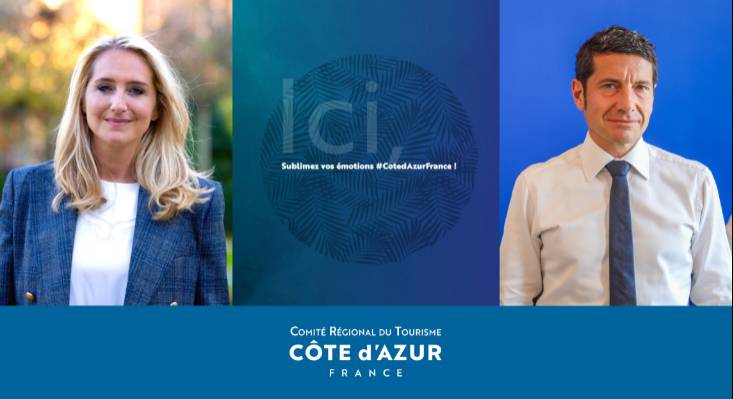 CRT Côte d'Azur, David Lisnard , Alexandra Borchio Fontimp, Bernard Chaix.