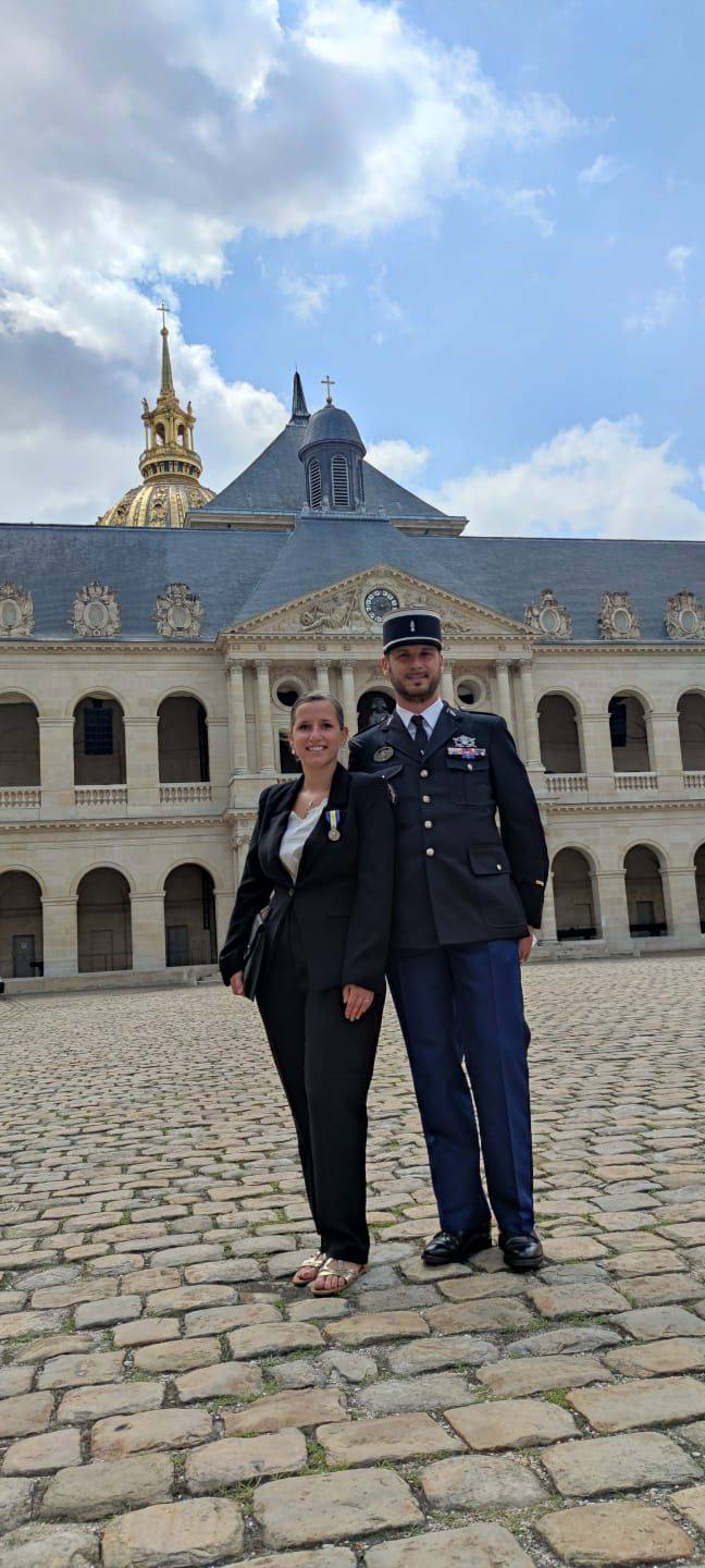 Marion L., infirmière;  l’adjudant Jean-Charles; médaille de la gendarmerie nationale;  Tempête Alex; Gendarmerie Saint Martin Vésubie.