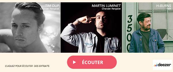 Offre Concerts Découverte 2=3 ; Au Théâtre de l'Esplanade ; Draguignan ; TIM DUP ; MARTIN LUMINET ; H-BURNS