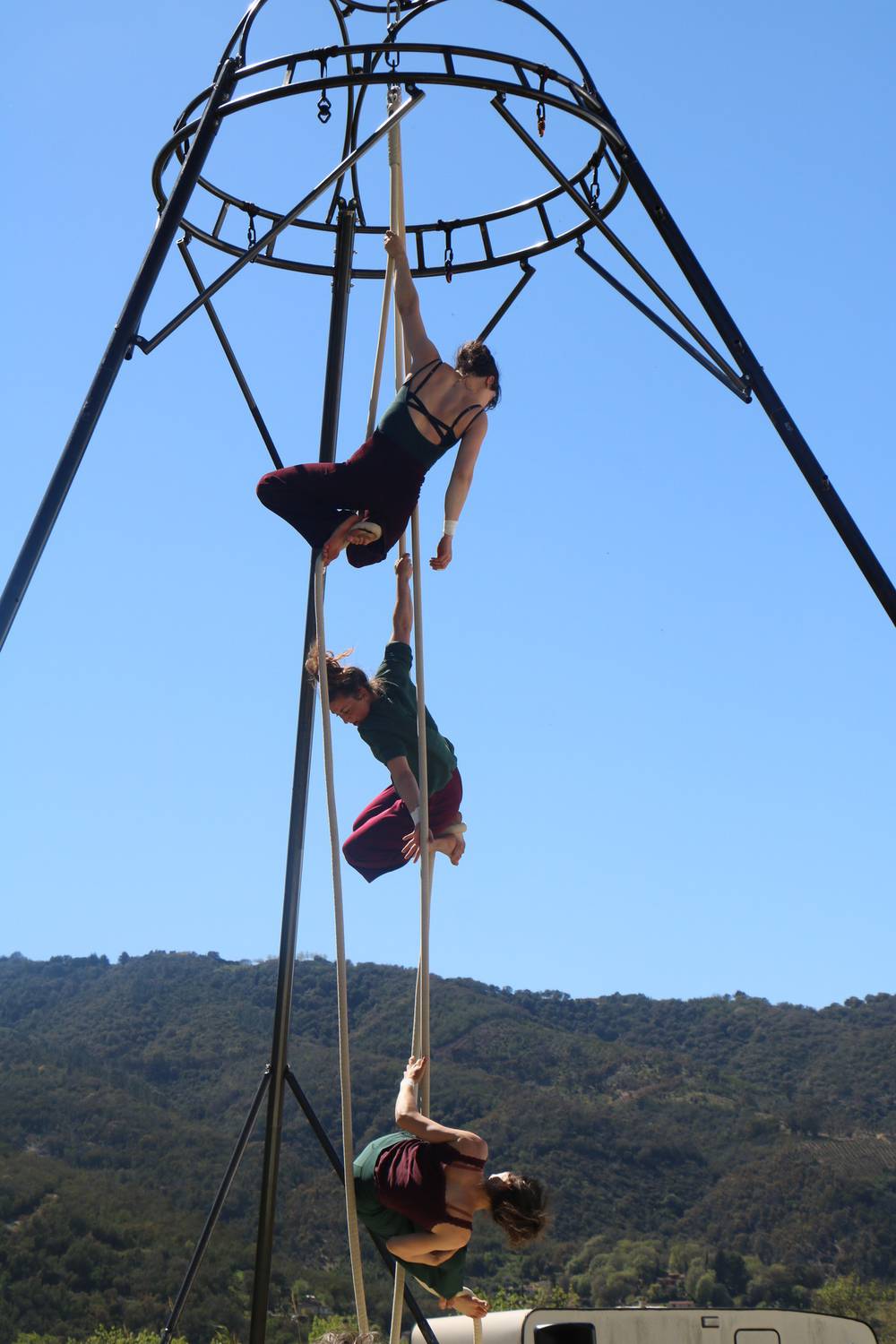 la compagnie L'encordée ; Les arts du cirque ; Séranon ; Cirque