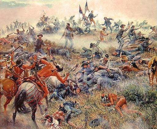 bataille de Little Bighorn; Cheyennes; Sioux; Sitting Bull; A. Custer