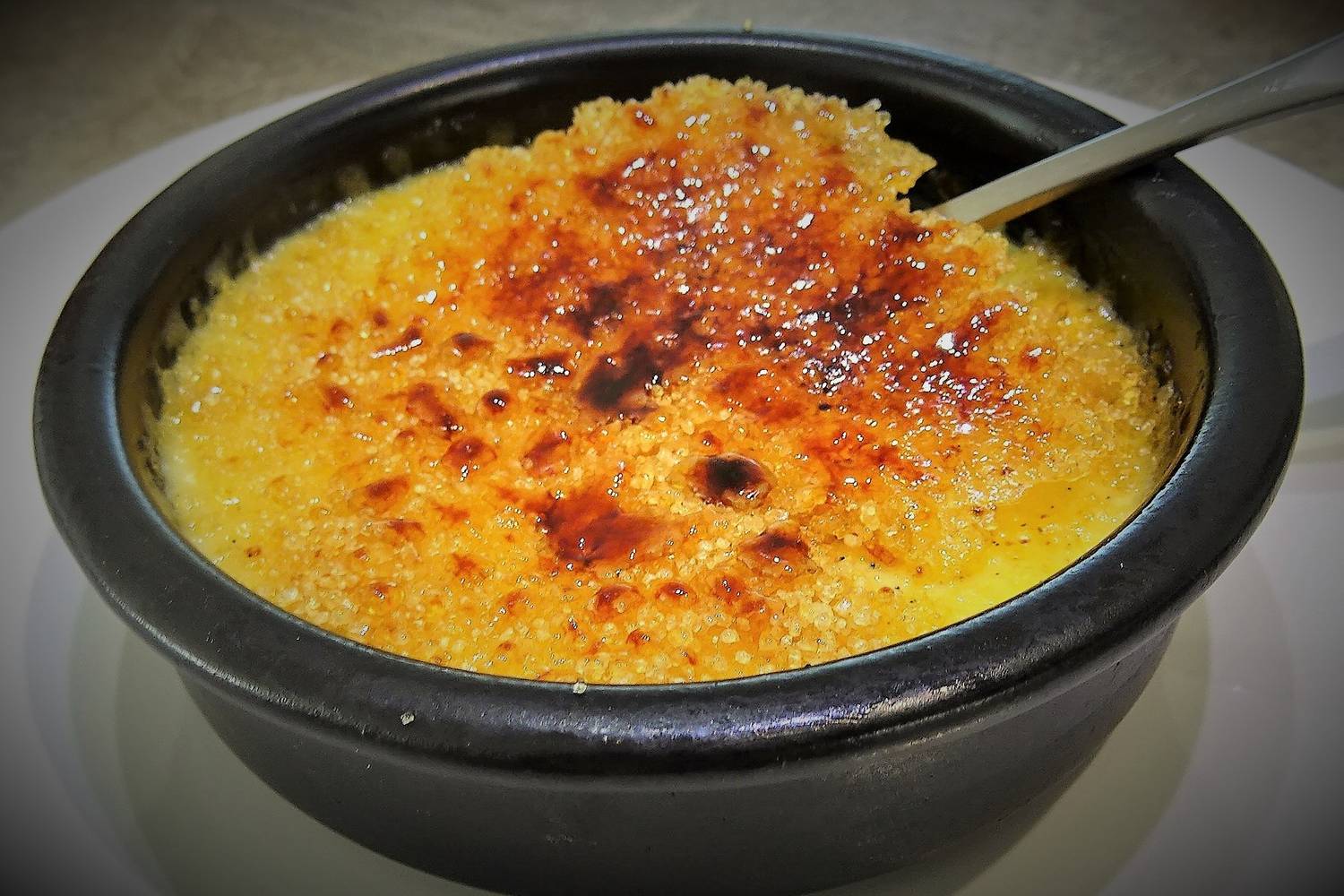 Crème brûlée à la vanille