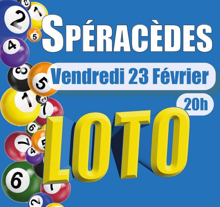 Grand loto du comité des fêtes De Spéracèdes