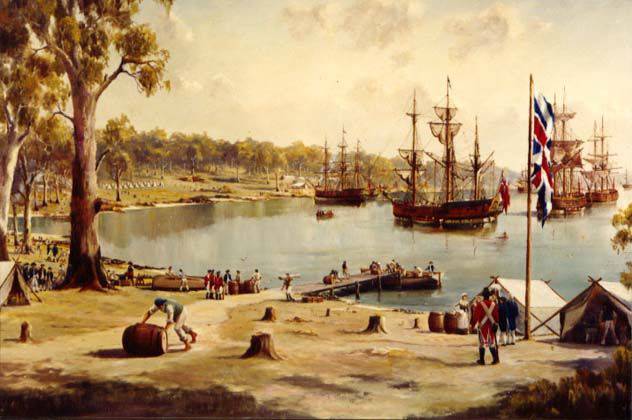 26 janvier 1788, arrivée des premiers colons européens en Australie