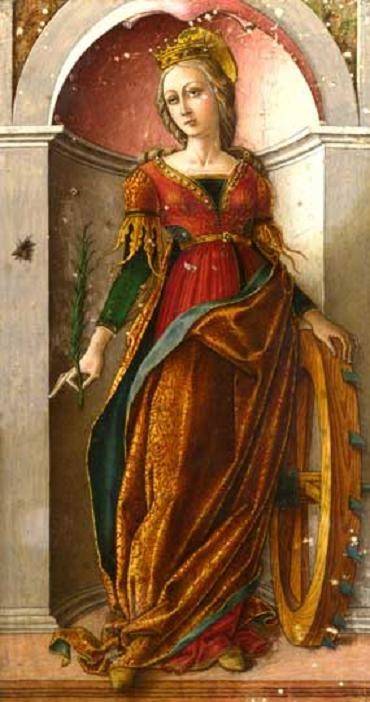Sainte Catherine d'Alexandrie, vierge et Martyre (IVe s.). Fête le 25 Novembre. 8243a9035f9645edaaacd5023594e71e