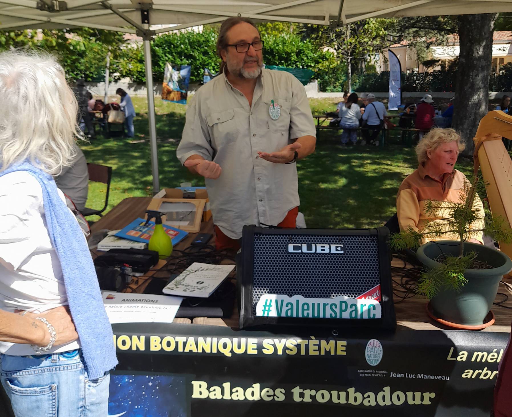 Fête du Parc à Saint-Vallier-de-Thiey ; Jean-Marc Délia ; Anthony Solomone.