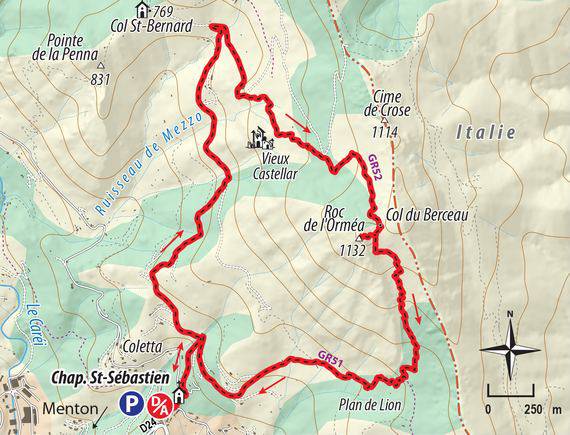 Tour du Roc d'Orméa, randonnée, Alpes-Maritimes.