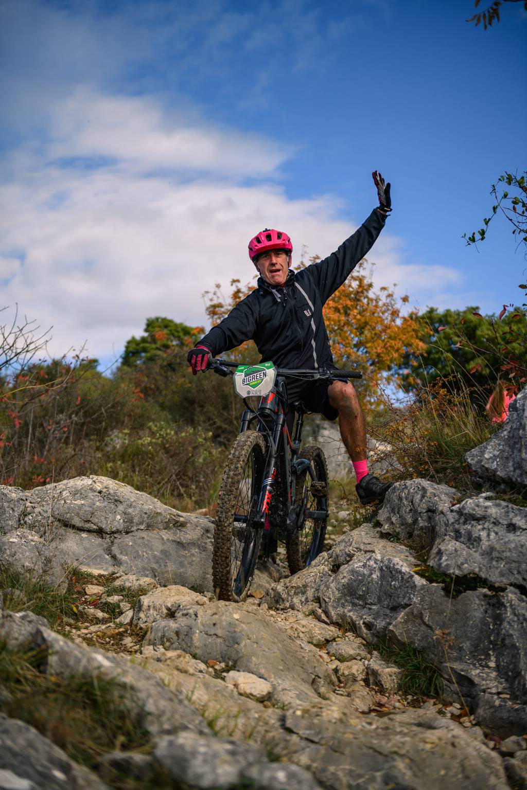 Bigreen ! La plus ancienne Rando VTT de la Côte d'Azur ; Pays de Grasse ; Jérôme Viaud.