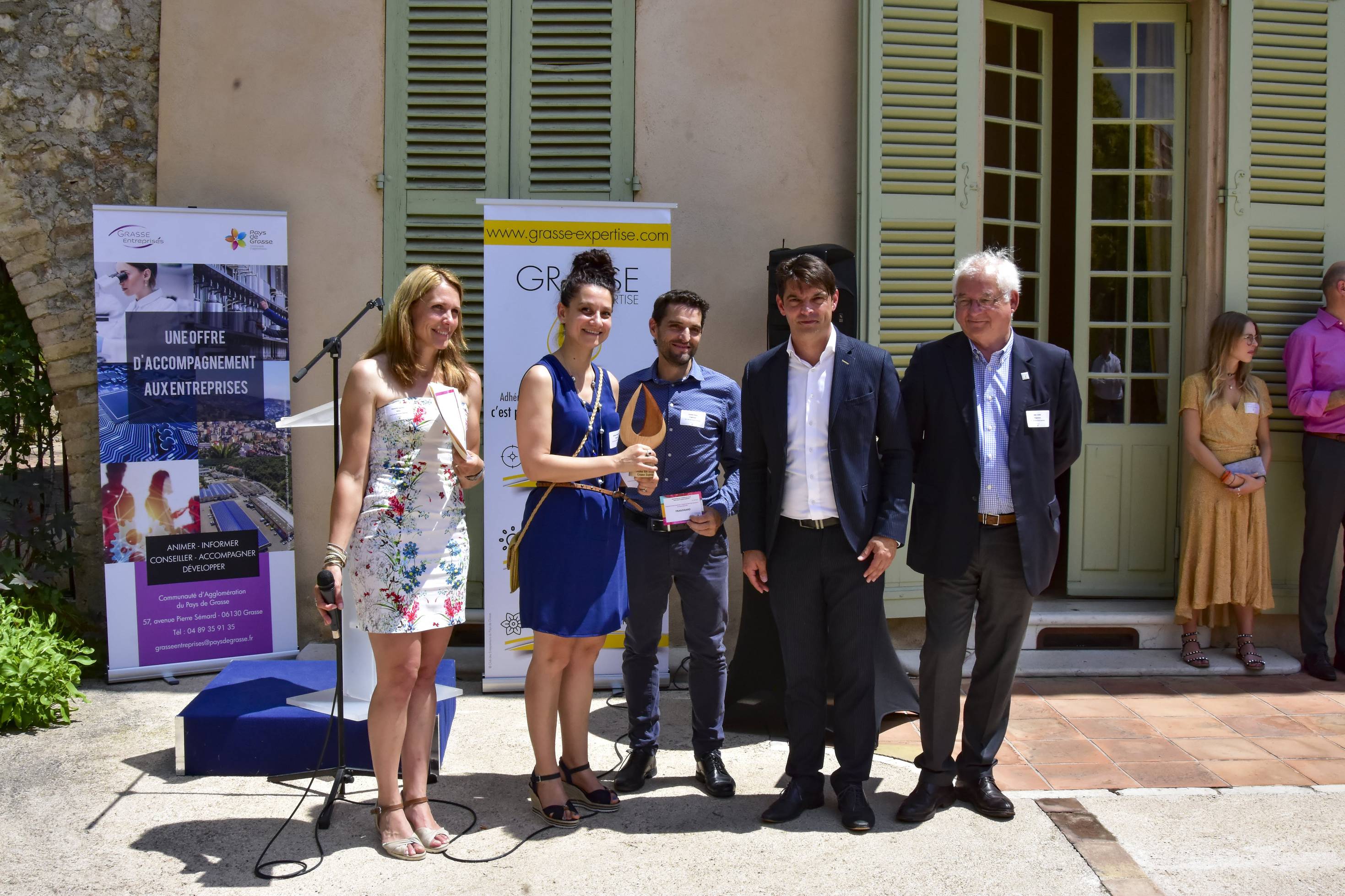 Palmarès des 1ers trophées Grasse Expertise ; Grassemat'Info ; Jérôme Viaud; Fragonard ; Charlotte Daeffler ; Grasse Expertise ;