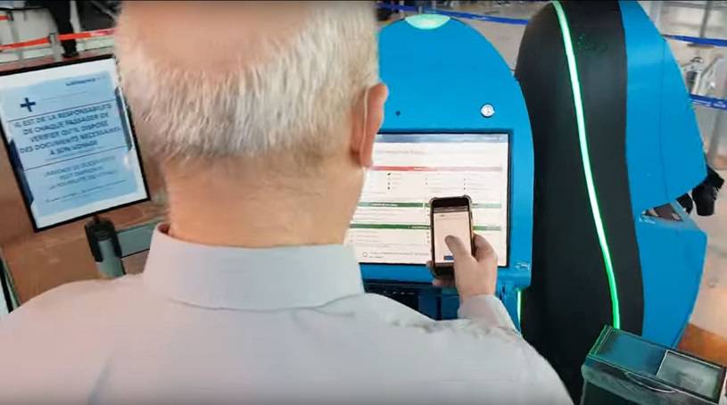 Nouveau service « sans contact » à l’enregistrement; aéroport Nice Côte d’Azur